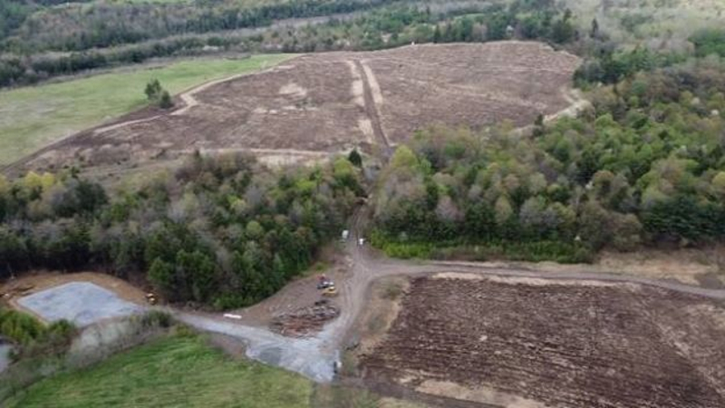 Mine Restoration Aerial Photo