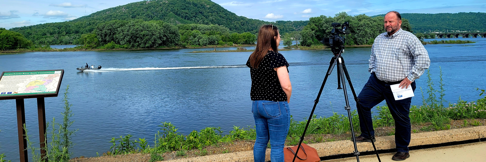 Interview by the Susquehanna River